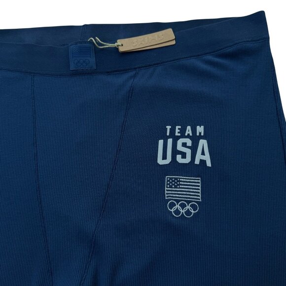 SKIMS Soft Lounge Rib Leggings Team USA Navy 2X - Picture 5 of 10